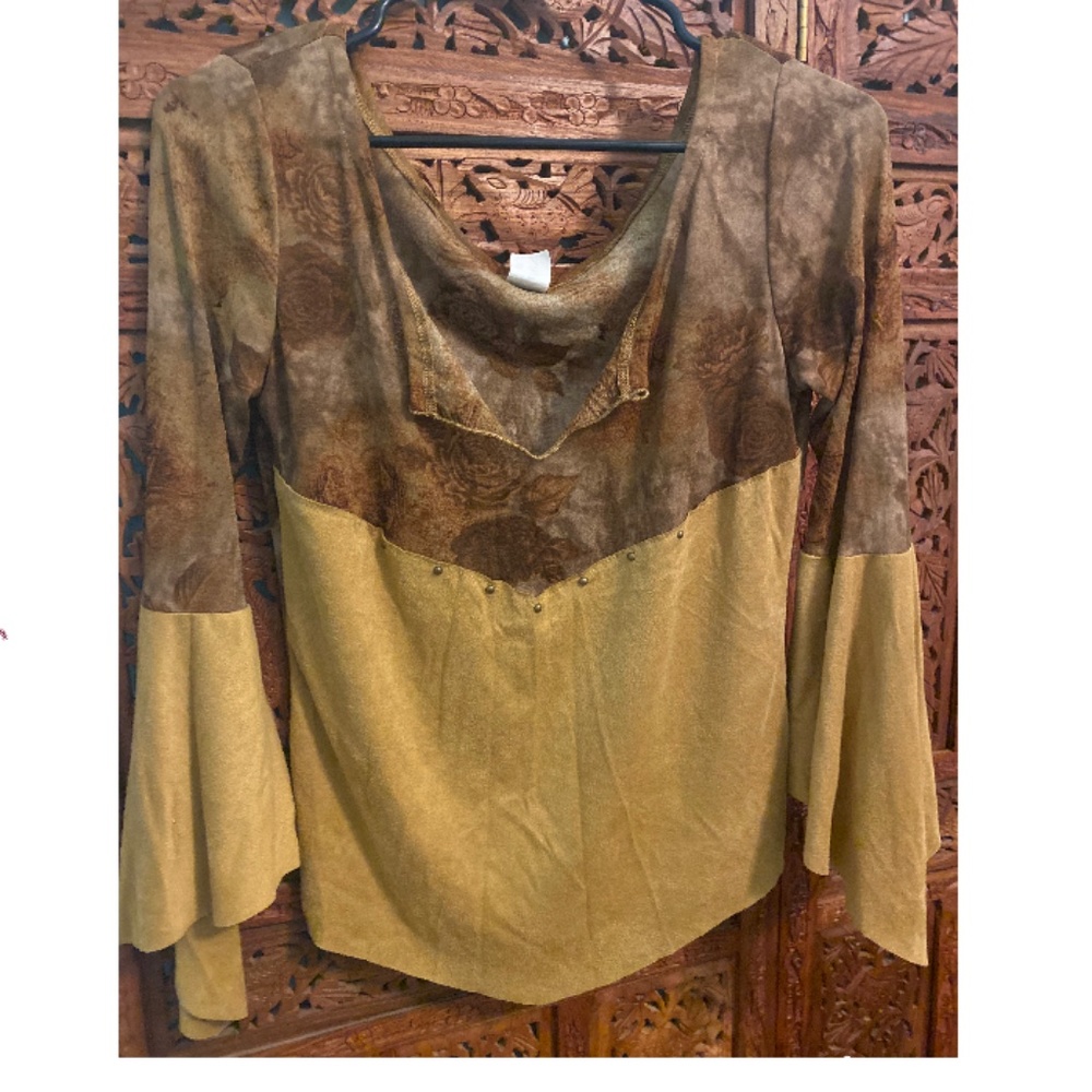 Y2K Peasant Top